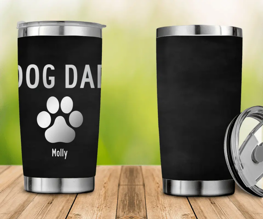 Fur Dad  - Personalized Tumbler - Dog Lovers T - TT3611