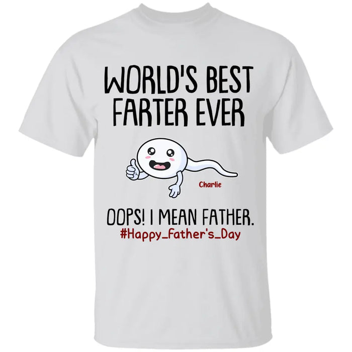 World's Best Father - Personalized T-Shirt - Gift For Father TS - TT3711