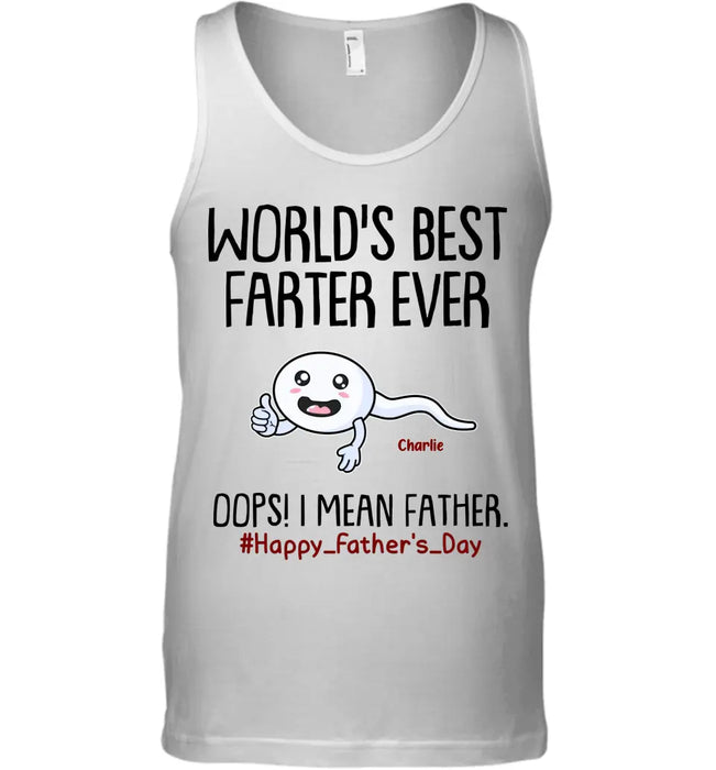 World's Best Father - Personalized T-Shirt - Gift For Father TS - TT3711