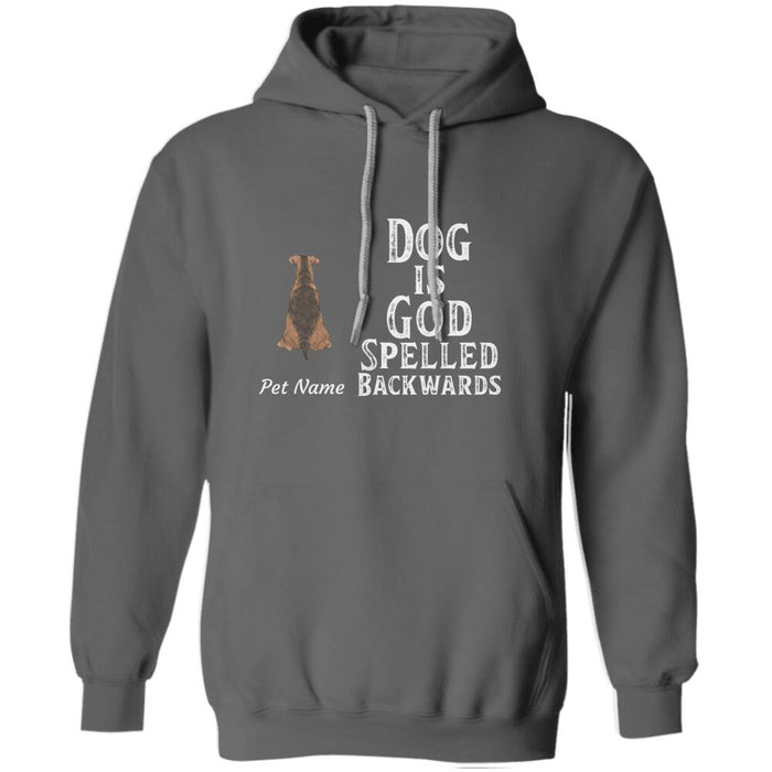 "Dog is God Spelled Backwards" dog personalized T-Shirt