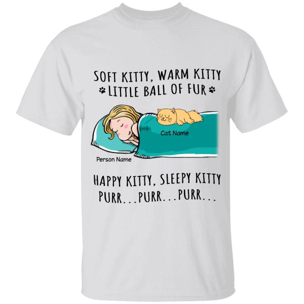 Soft kitty warm kitty personalized cat T-Shirt TS-GH165