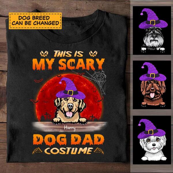 This is my scary Dog Dad custom personalized T-Shirt TS-TU209