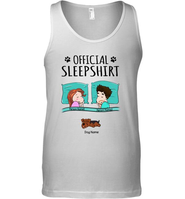 Official Sleep Shirt Couple personalized Dog T-Shirt TS-GH170