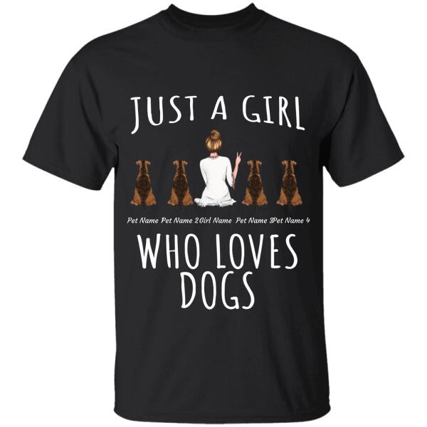 "Just A Girl Who Loves Dogs and Cats" personalized T-Shirt