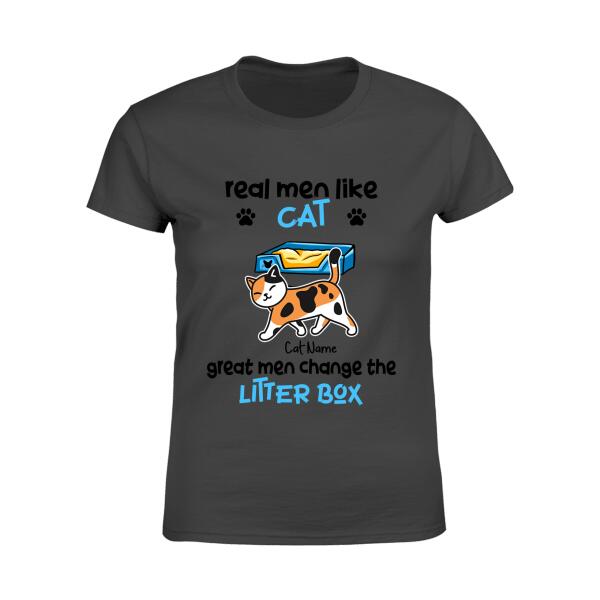 Great Cat Dad Personalized T-Shirt TS-PT210
