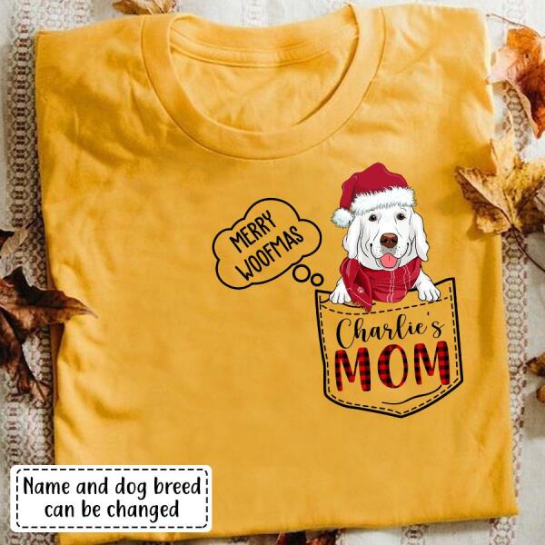 Funny Dog Mom Personalized T-Shirt TS-PT280