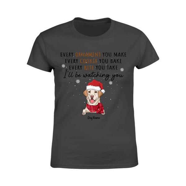 Funny Personalized Christmas Dog T-Shirt TS-PT293