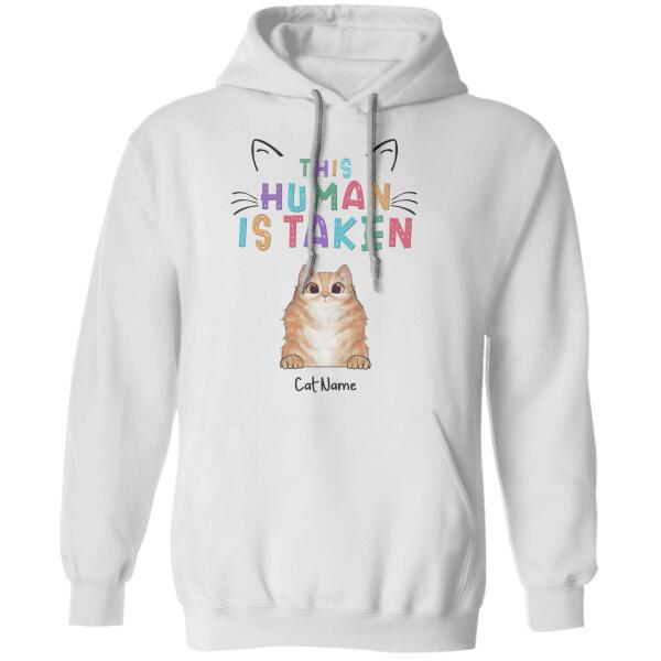 This Human Is Taken By Personalized Cat T-shirt TS-NB263