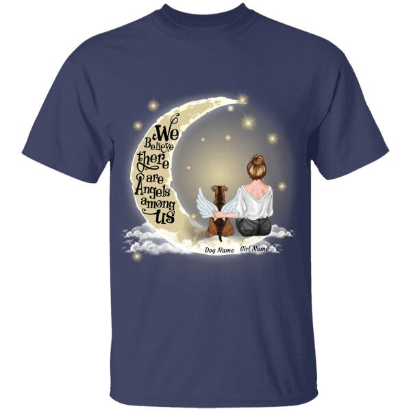 There Are Angels Among Us Personalized Dog T-Shirt TS-PT295