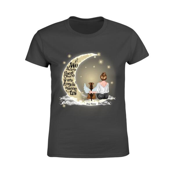 There Are Angels Among Us Personalized Dog T-Shirt TS-PT295