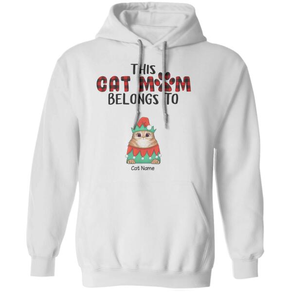 This Cat Mom Belongs To Personalized Cat T-shirt TS-NN272