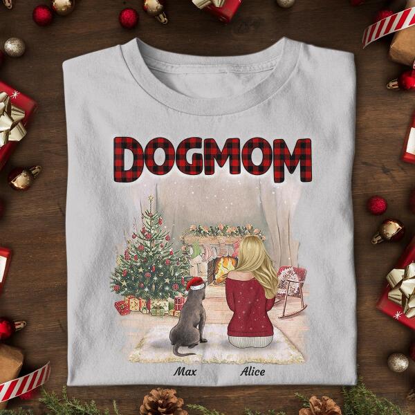 Dog Mom Personalized T-Shirt TS-NB355