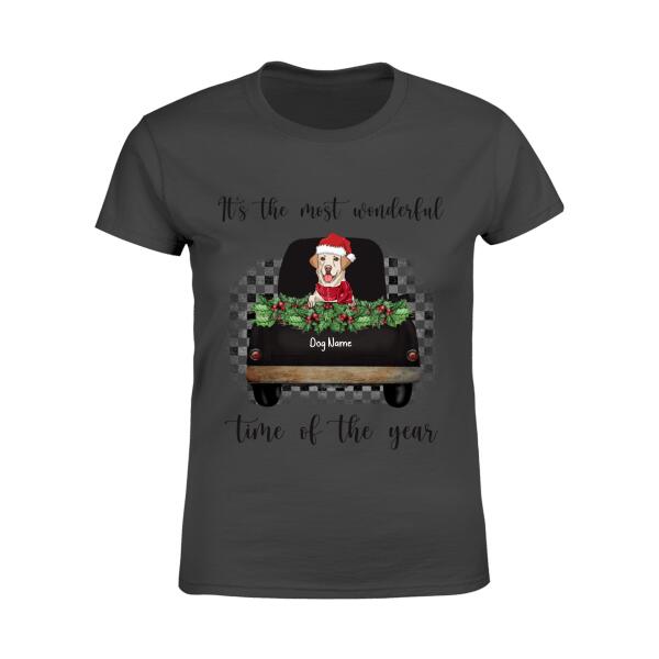 It's The Most Wonderful Time Of The Year Personalized Dog T-Shirt TS-PT418