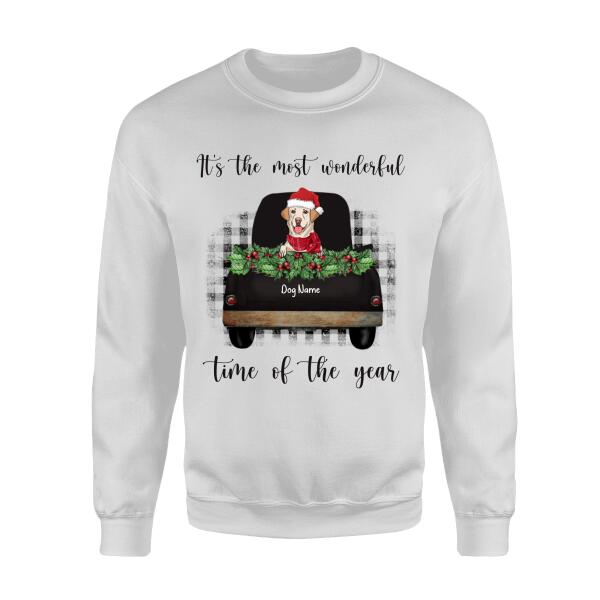 It's The Most Wonderful Time Of The Year Personalized Dog T-Shirt TS-PT418