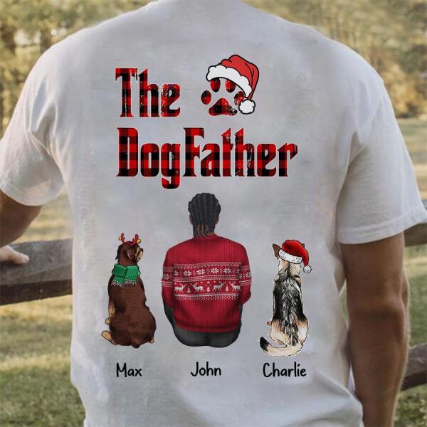 The DogFather Personalized Back T-shirt TS-NB386