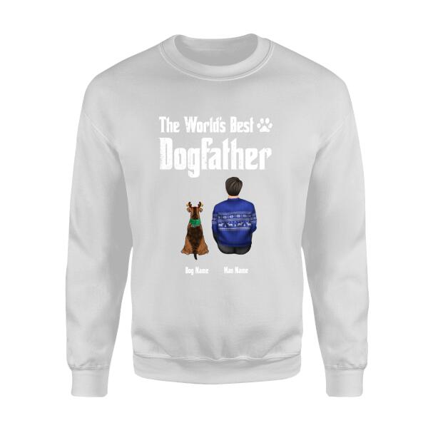 The World's Best Dogfather Personalized Dog T-shirt TS-NN519