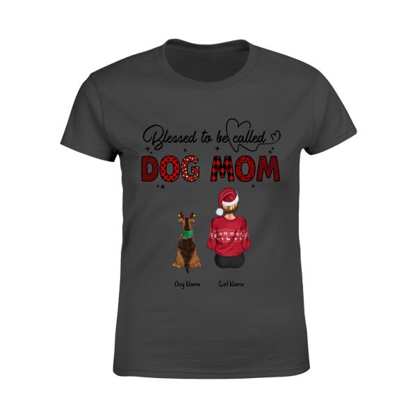 One Blessed Dog Mom Personalized T-Shirt TS-PT389