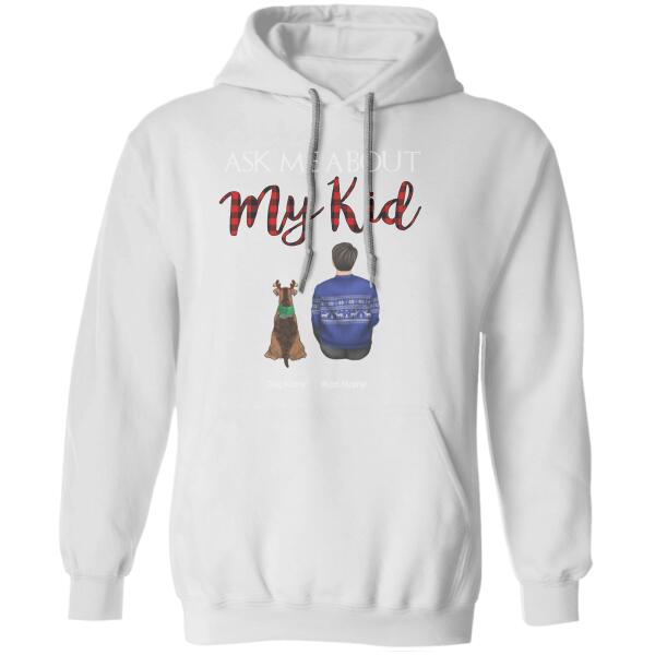 Ask Me About My Kids Personalized Christmas T-shirt TS-NN516