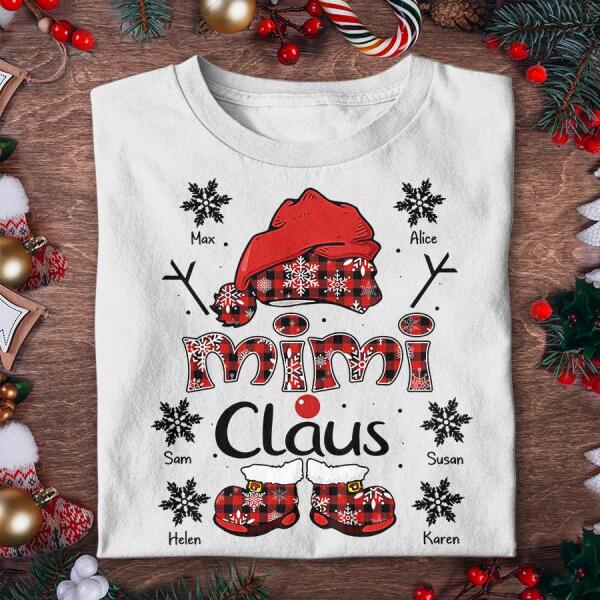 Mimi Claus Personalized Christmas T-shirt TS-NN521