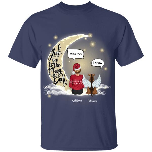 Dog On The Moon Memorial Personalized T-Shirt TS-PT546