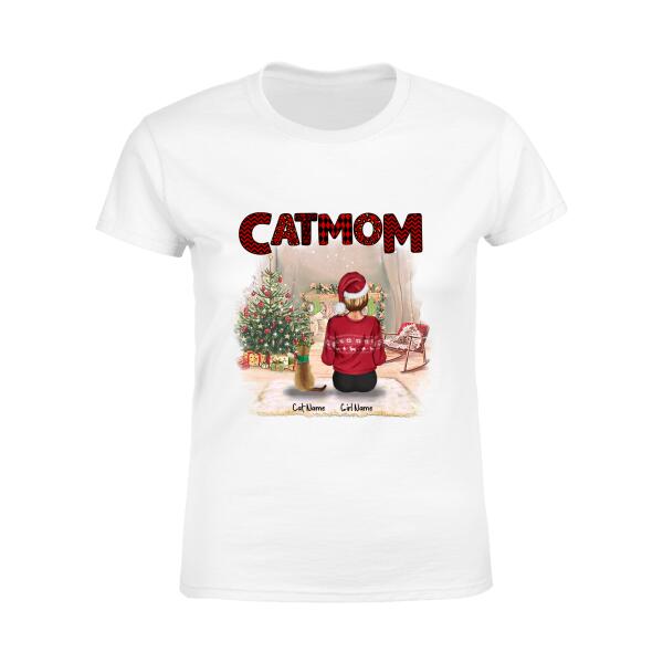 Cat Mom Personalized T-shirt TS-NB558