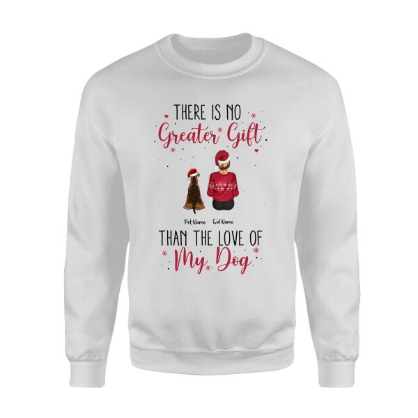 The Love Of My Dogs Is The Best Gift Personalized T-Shirt TS-PT568