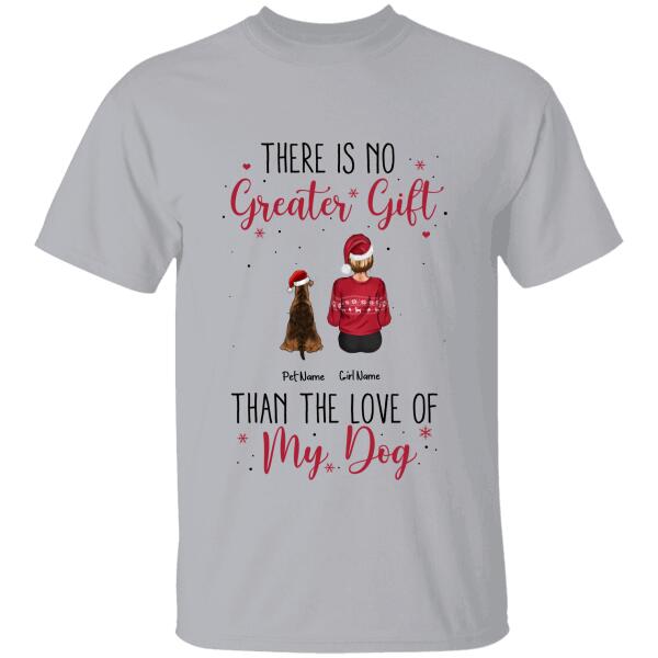 The Love Of My Dogs Is The Best Gift Personalized T-Shirt TS-PT568