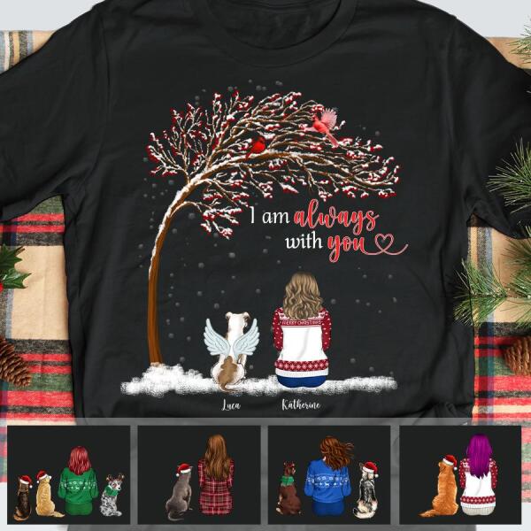 I Am Always With You Memorial Personalized Dog T-Shirt TS-PT571