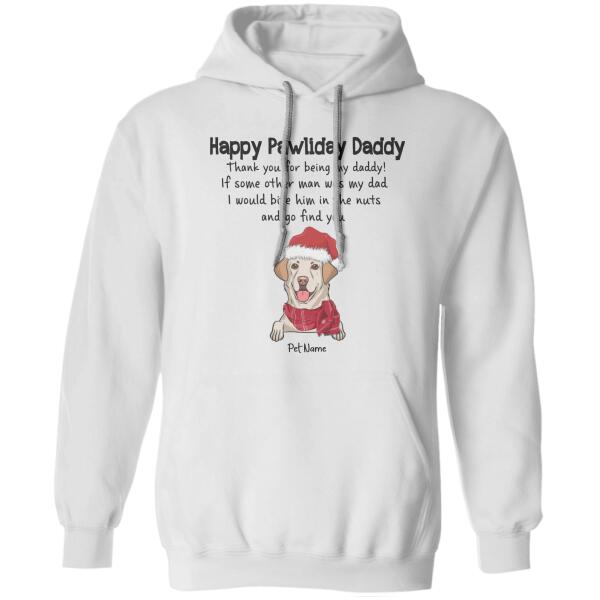 Thanks For Being My Daddy Personalized Dog T-shirt TS-NB527