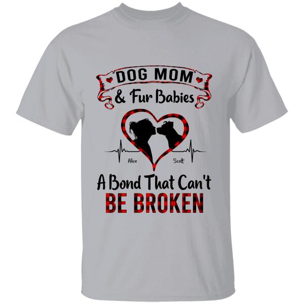 Dog Mom & Fur Babies Personalized T-shirt TS-NB611