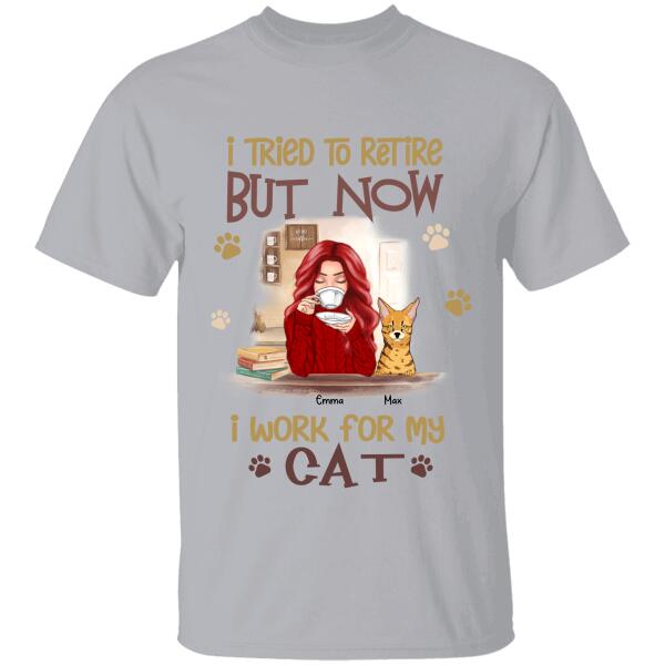 I Tried To Retired Personalized Cat T-shirt TS-NB634
