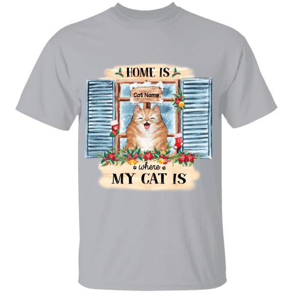 Home Is Where My Cats Are Personalized T-Shirt TS-PT597