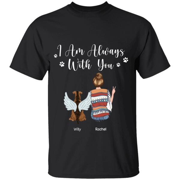 We Are Always With You Personalized Dog T-shirt TS-NN650