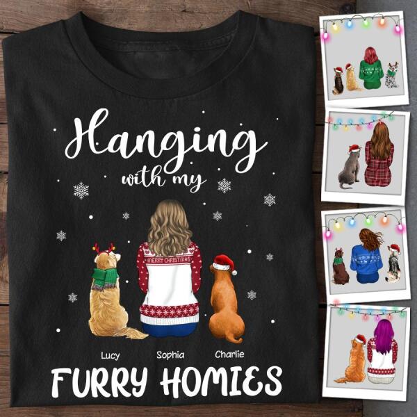 Hanging With My Furry Homies Personalized T-shirt TS-NB642