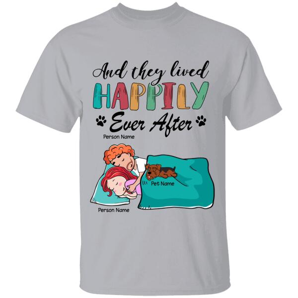 And They Lived Happily Ever After Personalized Dog T-shirt TS-NN698