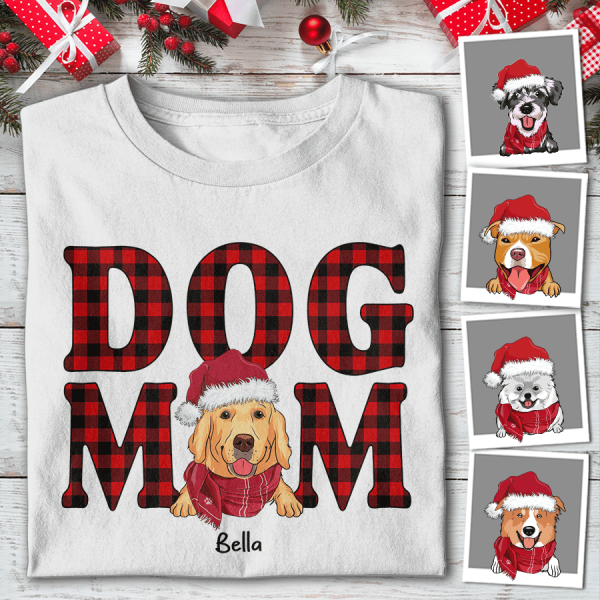 Dog Mom Personalized T-shirt TS-NB707