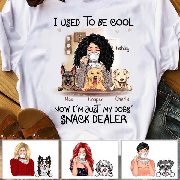 Snack Dealer Dog Mom  Personalized T-shirt TS-NB744