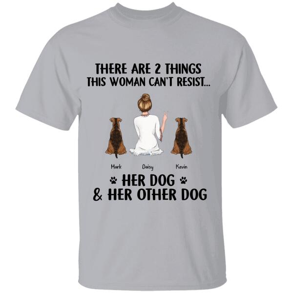 There Are Things That This Woman Can't Resist Personalized Dog T-shirt TS-NN755