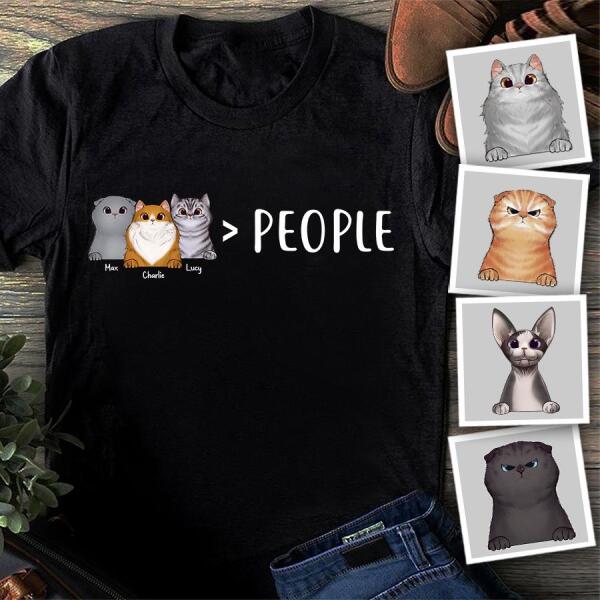 Cats Over People Personalized T-shirt TS-NB768