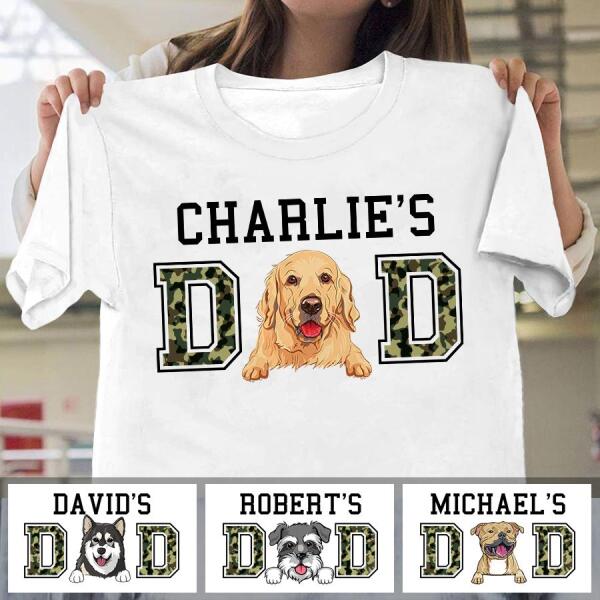 DogDad Basic Personalized T-shirt TS-NB778