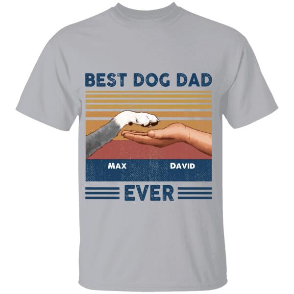 Best DogDad Ever Personalized T-shirt TS-NB793