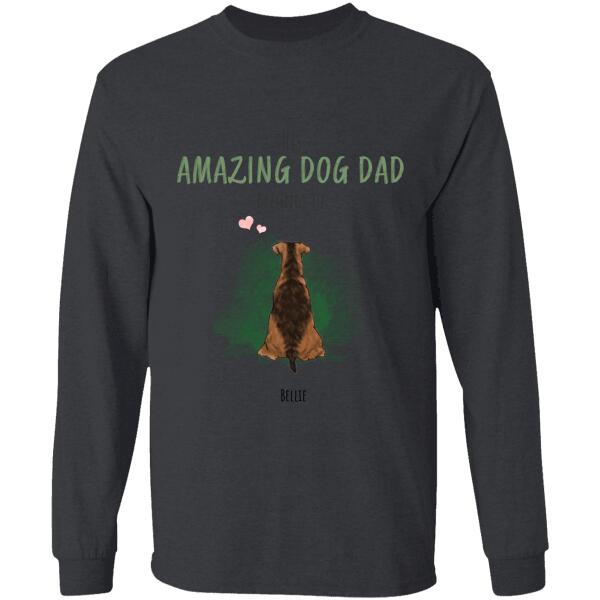 This Amazing Dog Dad Belongs To Personalized T-shirt TS-NB800