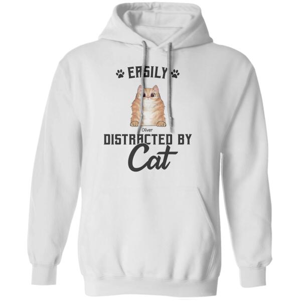 Easily Distracted By Cats Personalized T-shirt TS-NB772