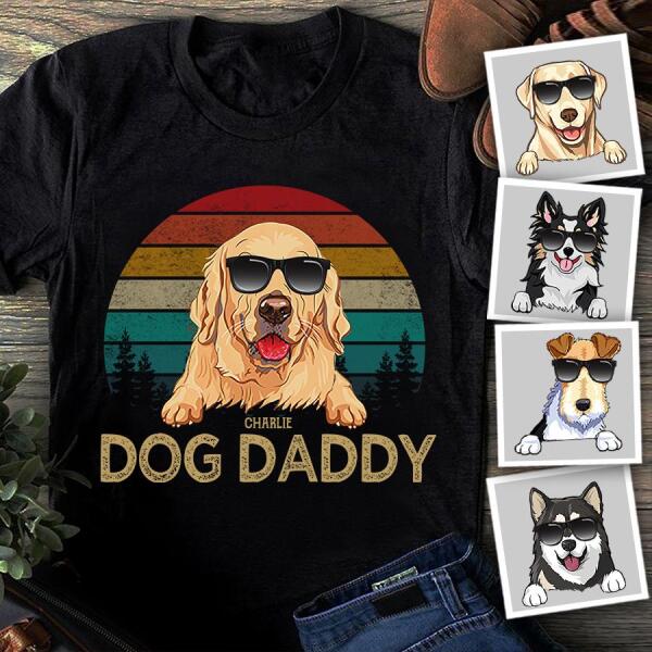 Dog Daddy Personalized T-shirt TS-NB801