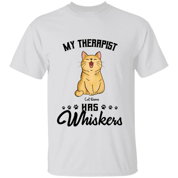 My Therapist Has Whiskers Personalized T-shirt TS-NB819