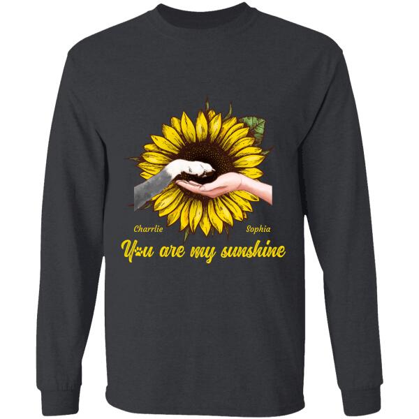 You Are My Sunshine Personalized Dog T-shirt TS-NB810