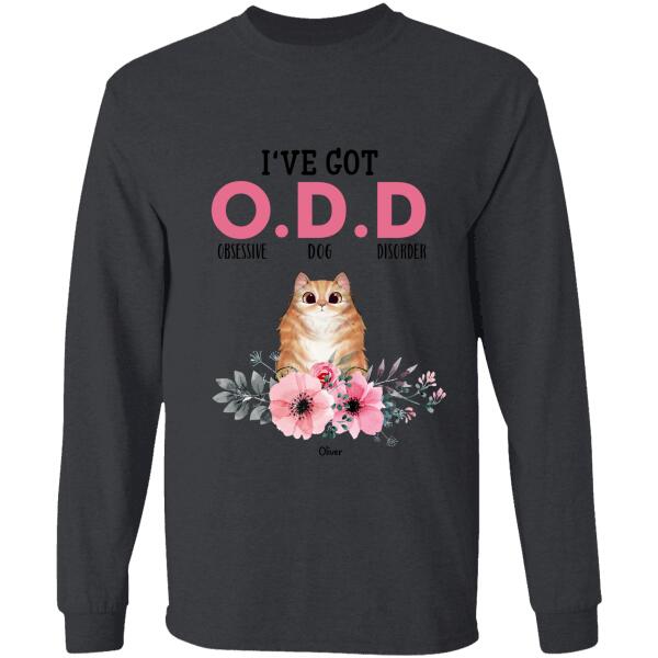 I've Got OCD Personalized Cat T-shirt TS-NB837