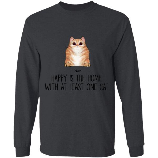 Happy Is The Home With At Least One Dog Personalized T-shirt TS-NB853