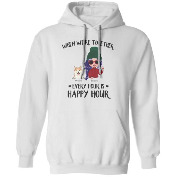 Happy Hour Personalized Dog T-shirt TS-NN860