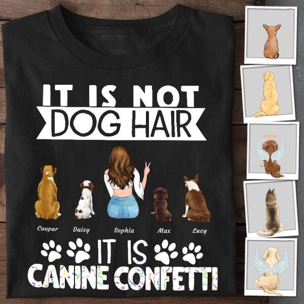 It Is Canine Confetti Personalized Dog T-shirt TS-NB873